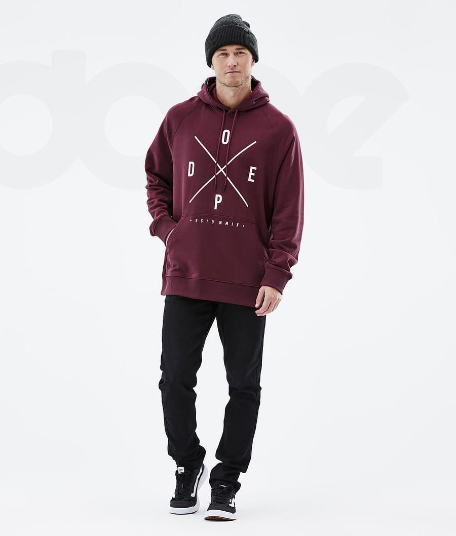 Dope Common 2X-Up Hoodie Herren Bordeaux | CH2072XF