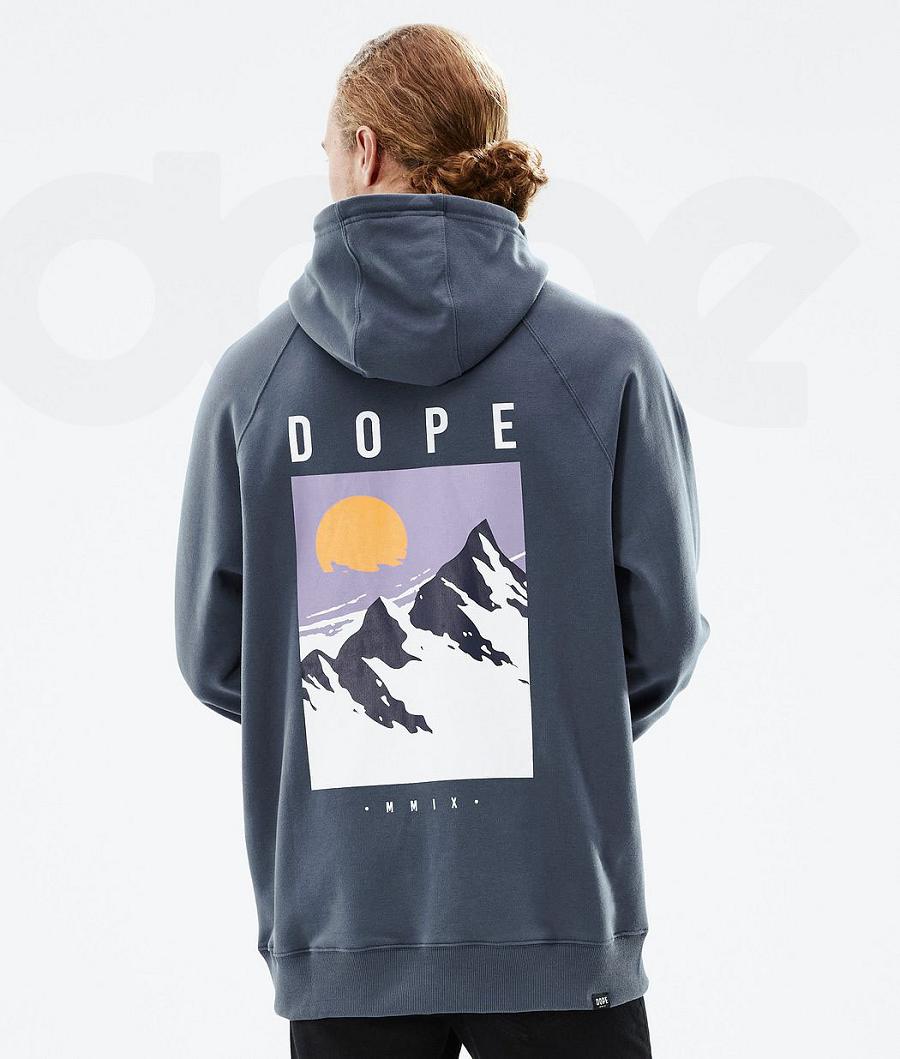 Dope Common Peak Hoodie Herren Blau | CH2069KI