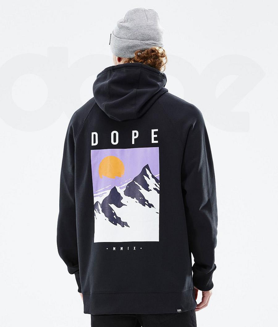 Dope Common Peak Hoodie Herren Schwarz | CH2068JJ