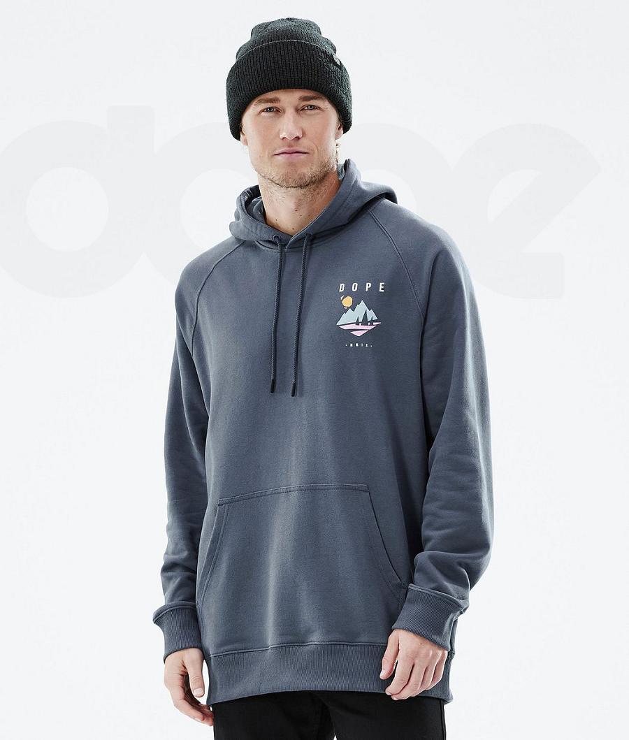 Dope Common Pine Hoodie Herren Blau | CH2067HK