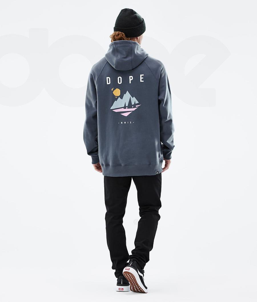 Dope Common Pine Hoodie Herren Blau | CH2067HK