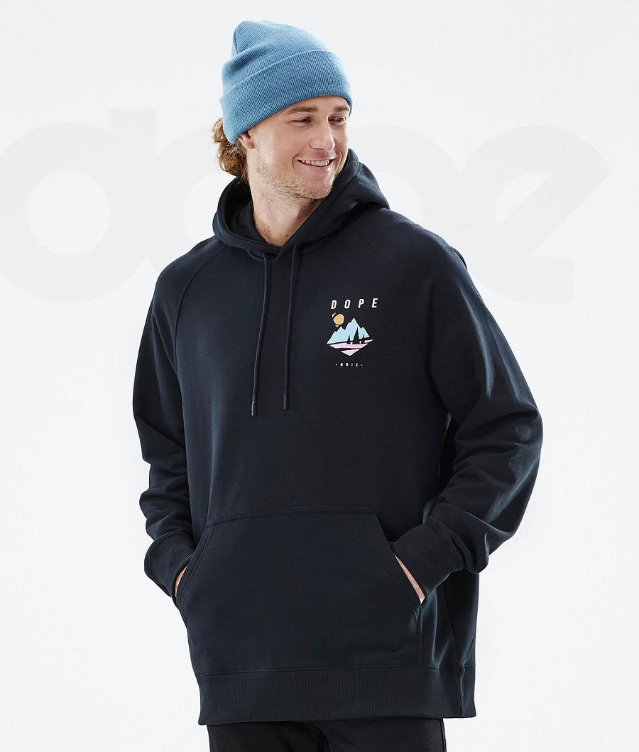 Dope Common Pine Hoodie Herren Schwarz | CH2066GL