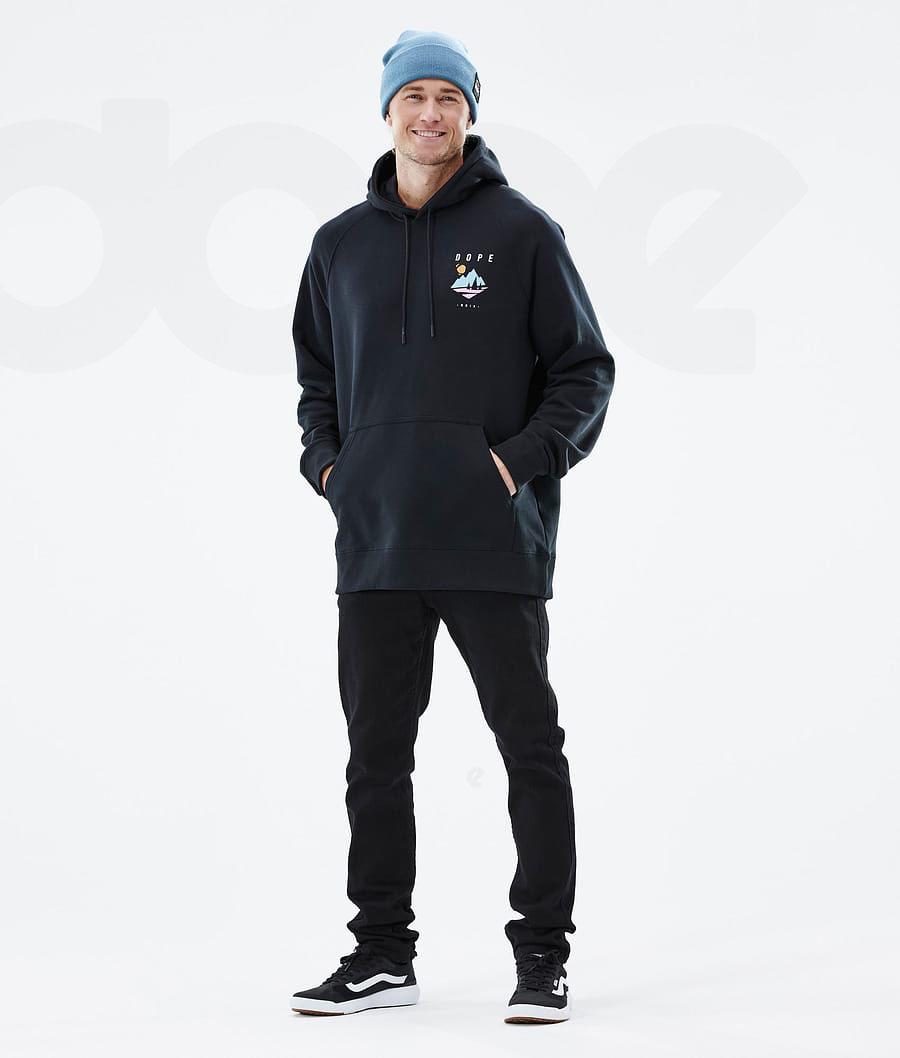 Dope Common Pine Hoodie Herren Schwarz | CH2066GL