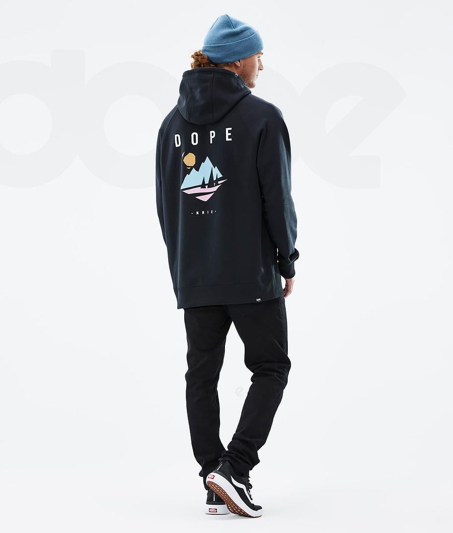 Dope Common Pine Hoodie Herren Schwarz | CH2066GL