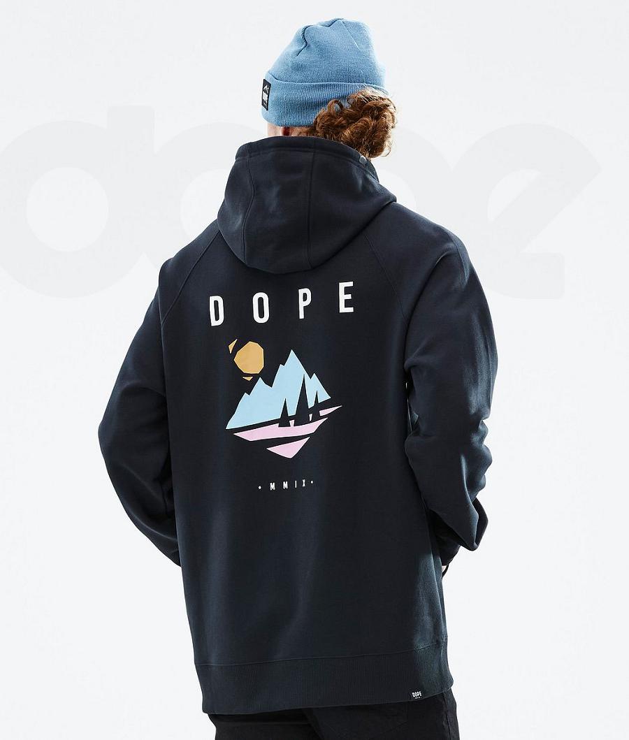 Dope Common Pine Hoodie Herren Schwarz | CH2066GL