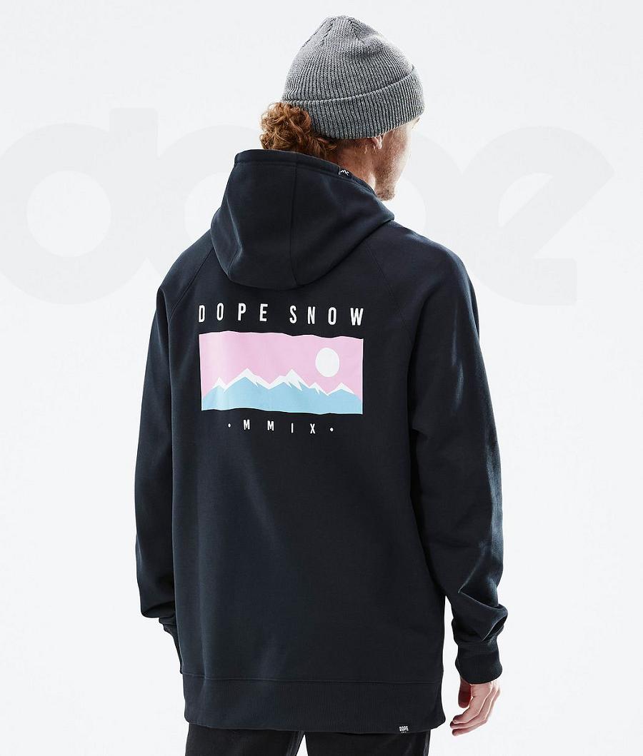 Dope Common Range Hoodie Herren Schwarz | CH2065FM