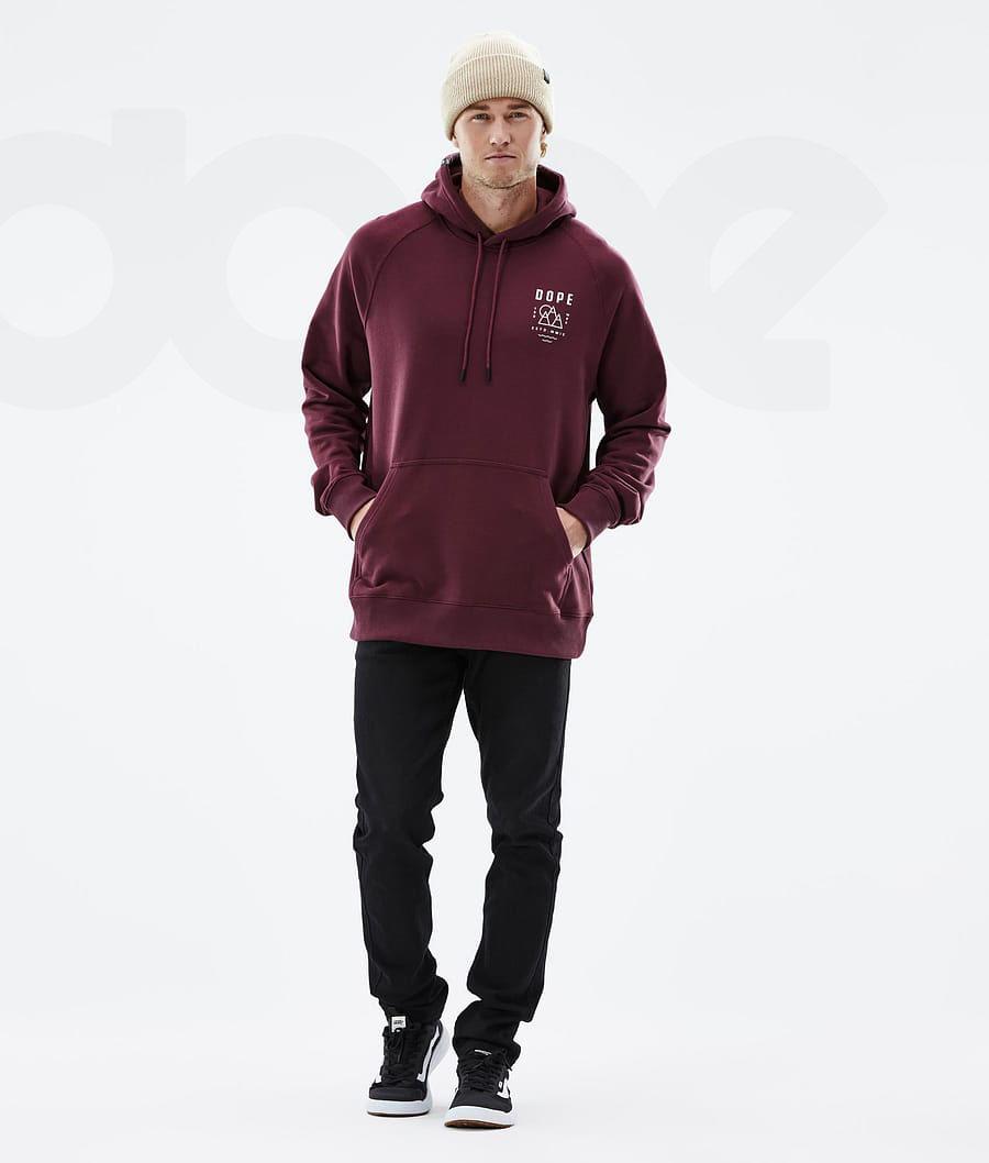 Dope Common Summit Hoodie Herren Bordeaux | CH2063SO