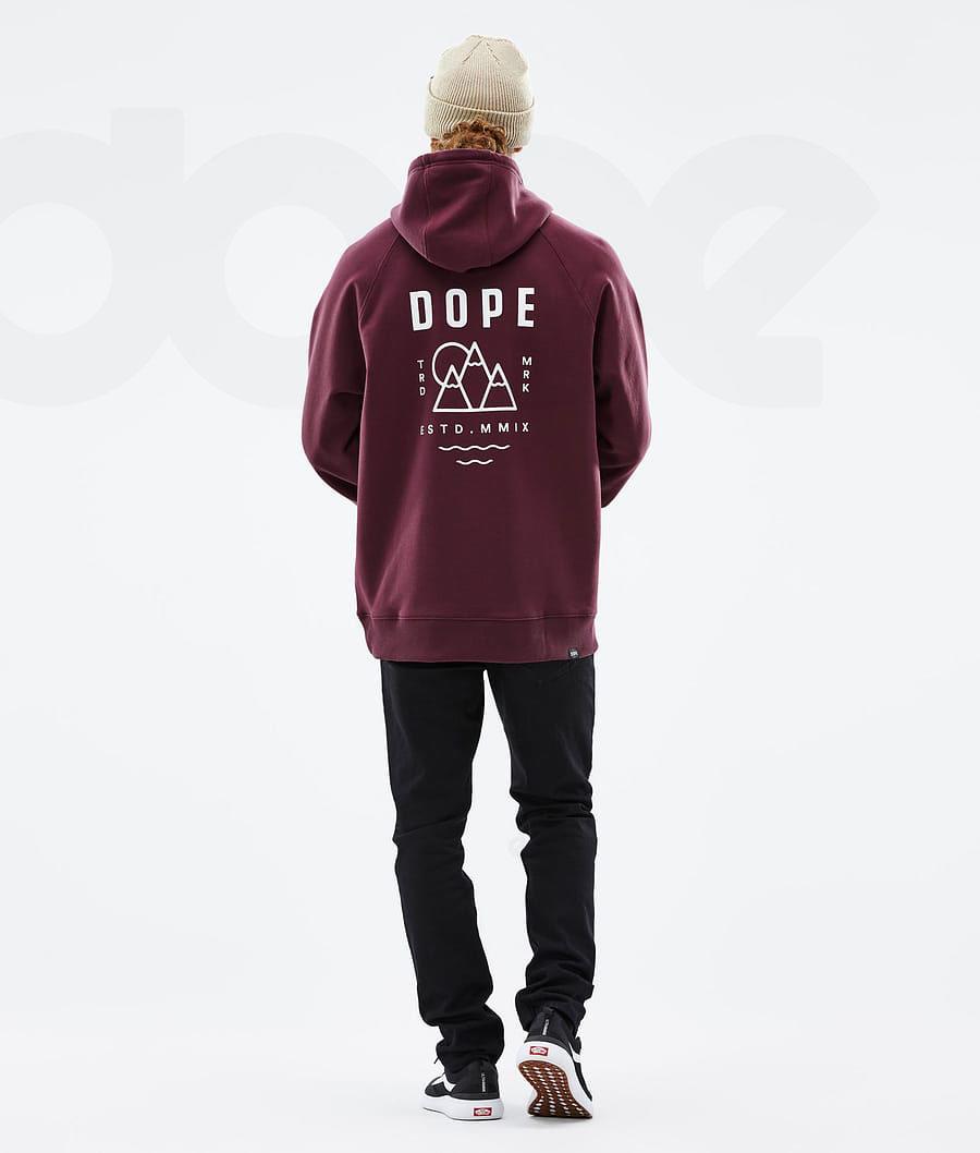 Dope Common Summit Hoodie Herren Bordeaux | CH2063SO