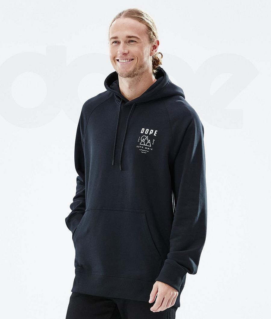 Dope Common Summit Hoodie Herren Schwarz | CH2062AP