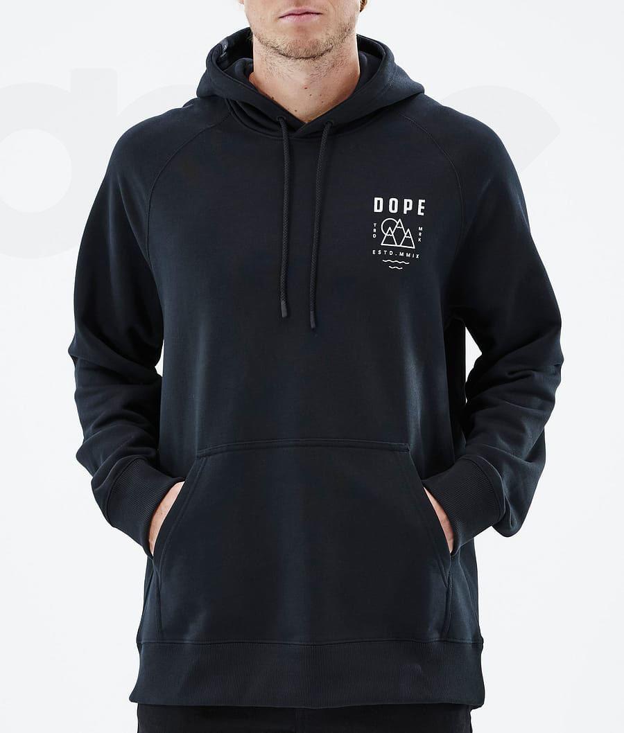 Dope Common Summit Hoodie Herren Schwarz | CH2062AP