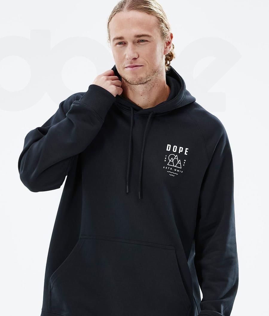 Dope Common Summit Hoodie Herren Schwarz | CH2062AP