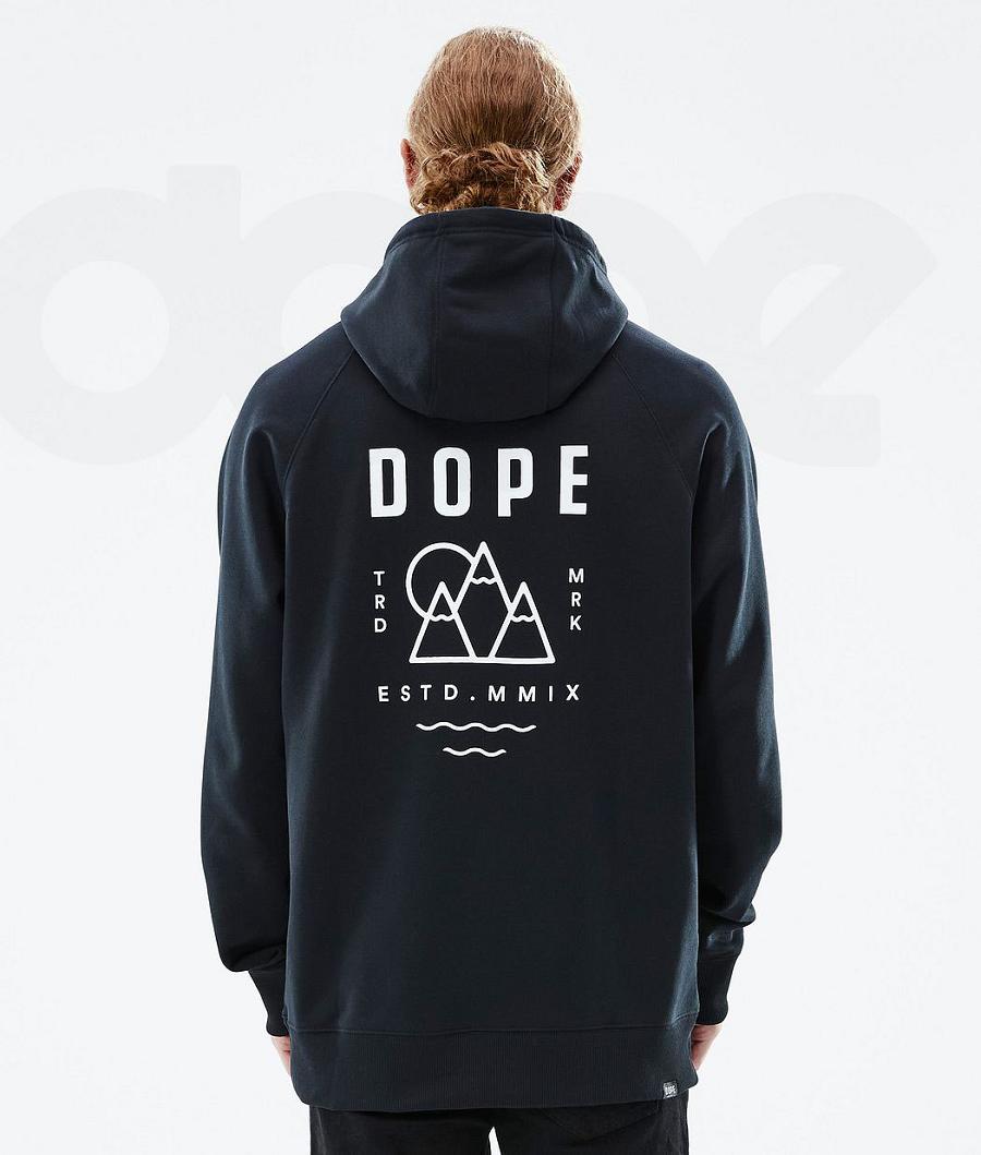 Dope Common Summit Hoodie Herren Schwarz | CH2062AP