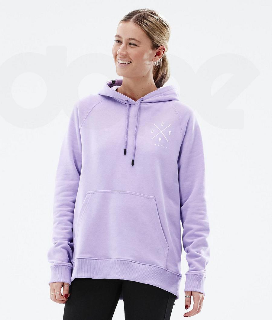 Dope Common W 2X-Up Hoodie Damen Lila | CH1241CE