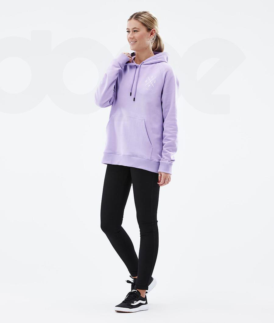 Dope Common W 2X-Up Hoodie Damen Lila | CH1241CE