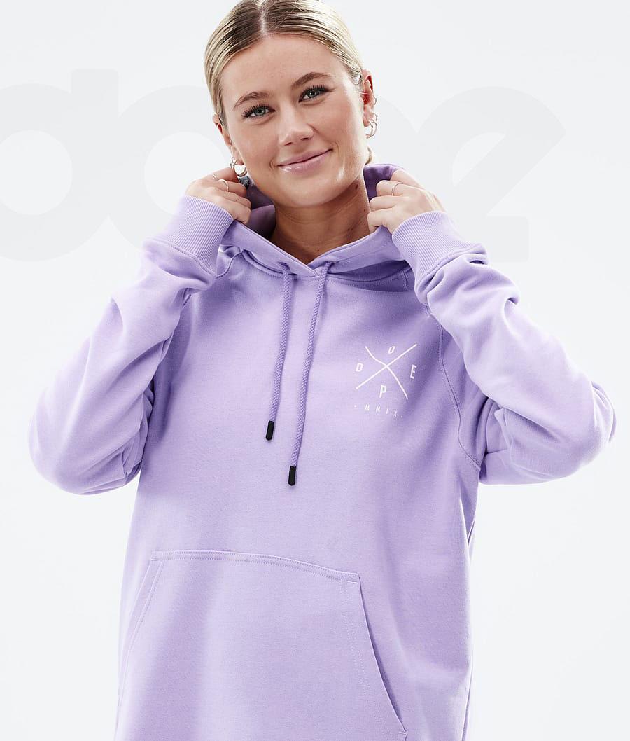 Dope Common W 2X-Up Hoodie Damen Lila | CH1241CE