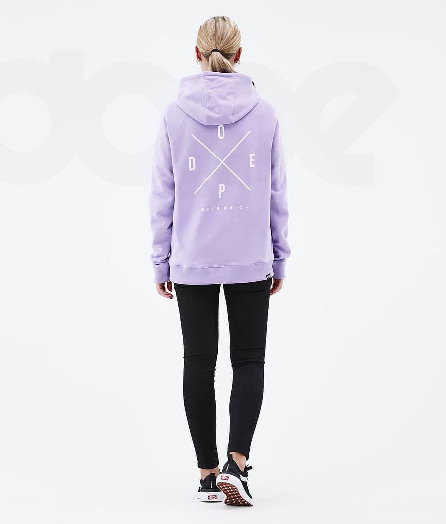 Dope Common W 2X-Up Hoodie Damen Lila | CH1241CE