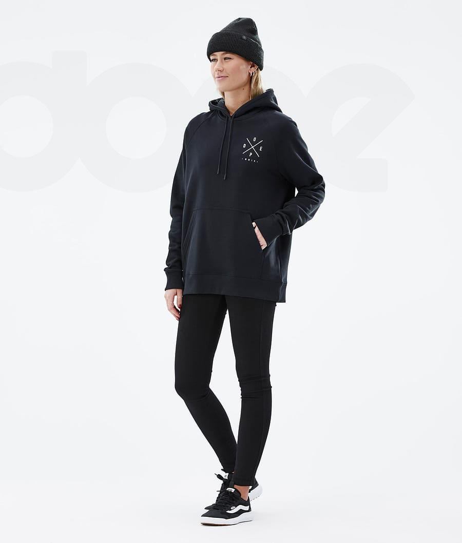 Dope Common W 2X-Up Hoodie Damen Schwarz | CH1239ZG