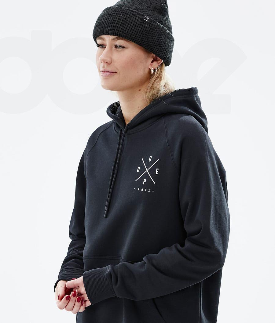 Dope Common W 2X-Up Hoodie Damen Schwarz | CH1239ZG