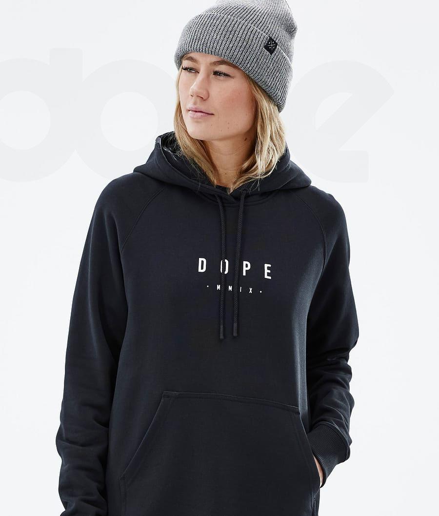 Dope Common W Peak Hoodie Damen Schwarz | CH1237KI