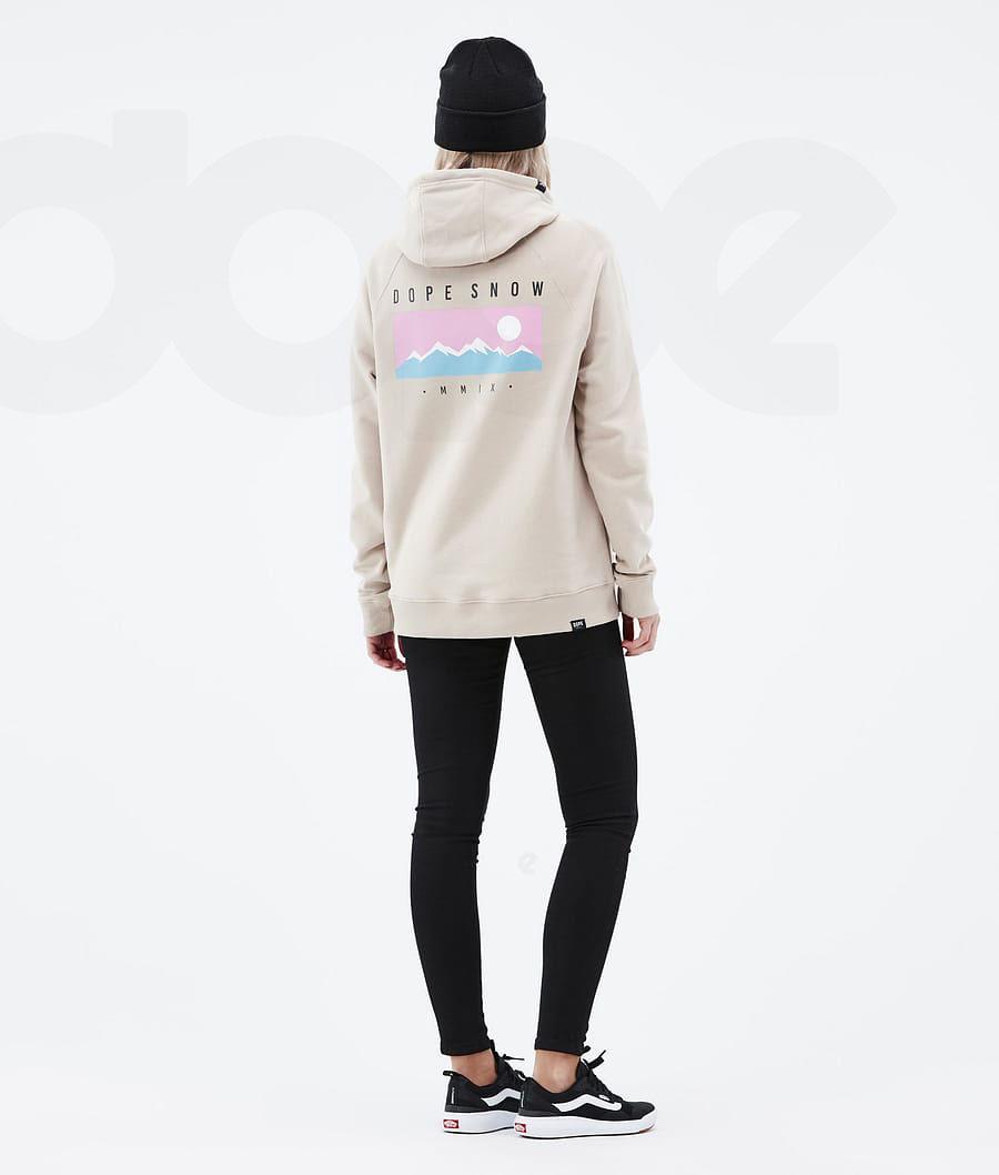 Dope Common W Range Hoodie Damen Braun | CH1236JJ