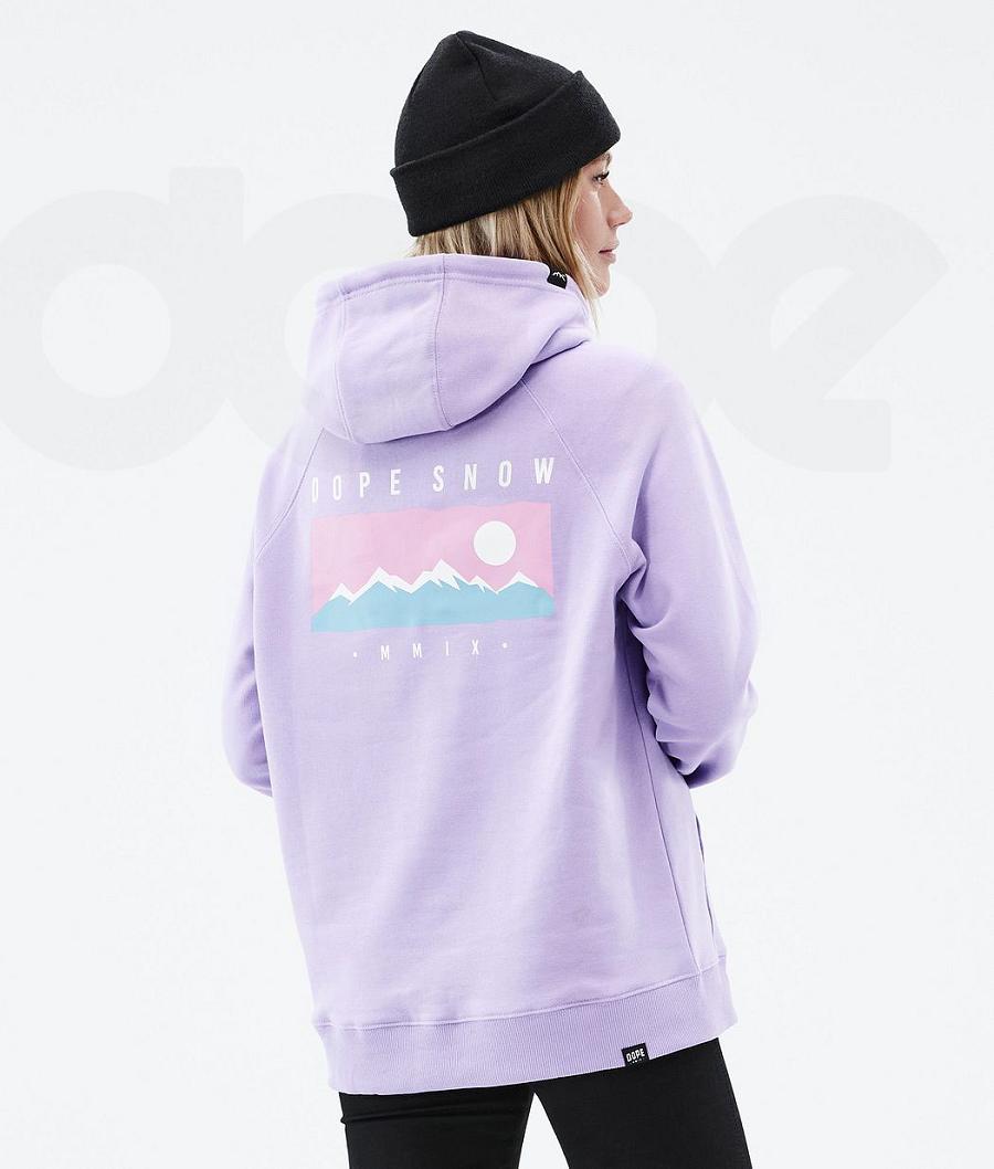 Dope Common W Range Hoodie Damen Lila | CH1234GL