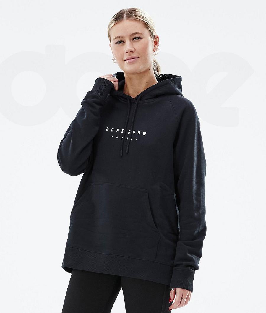 Dope Common W Range Hoodie Damen Schwarz | CH1235HK