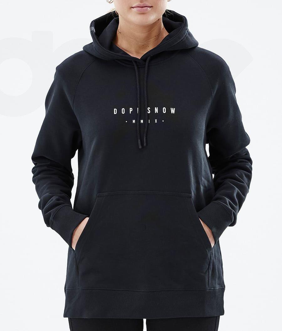 Dope Common W Range Hoodie Damen Schwarz | CH1235HK