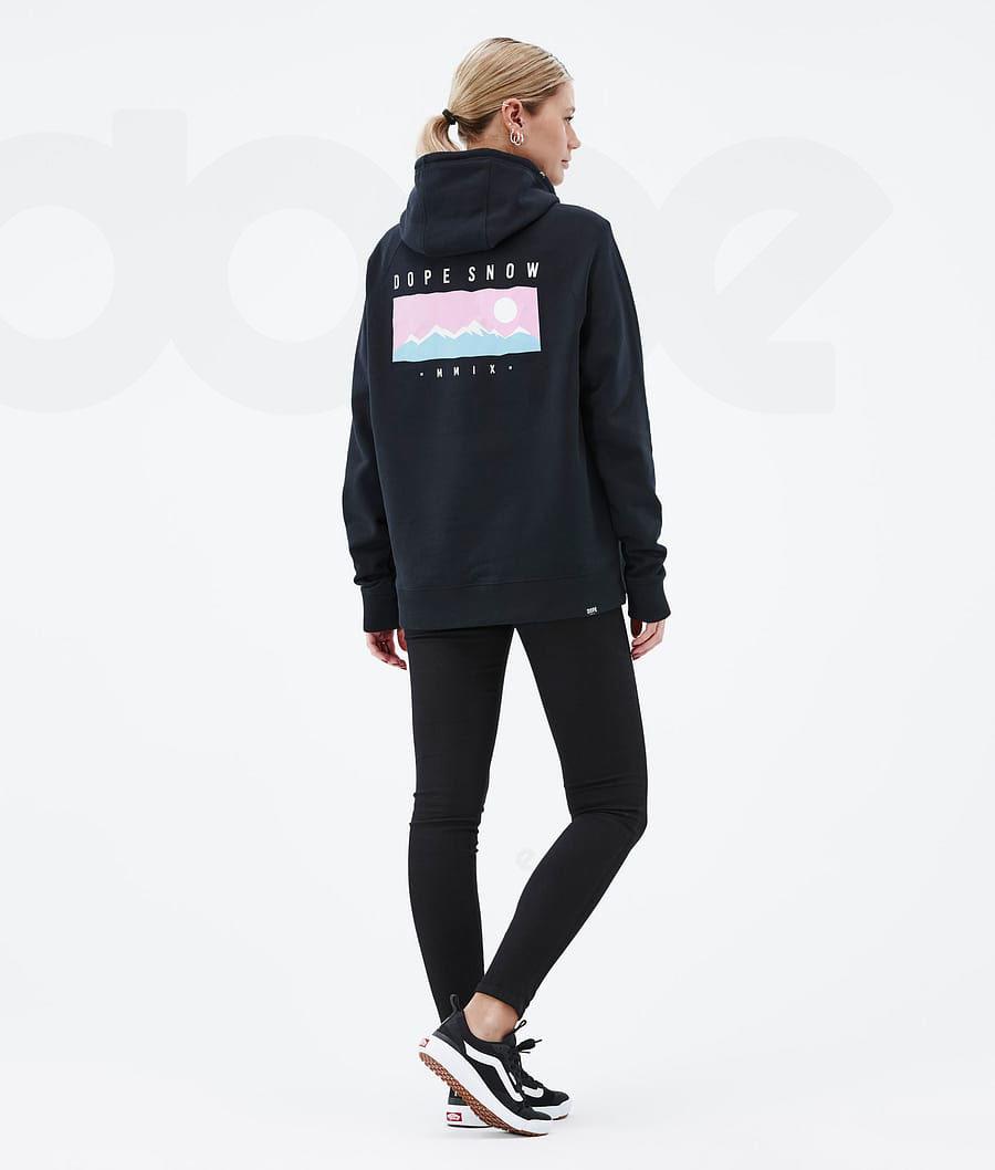 Dope Common W Range Hoodie Damen Schwarz | CH1235HK