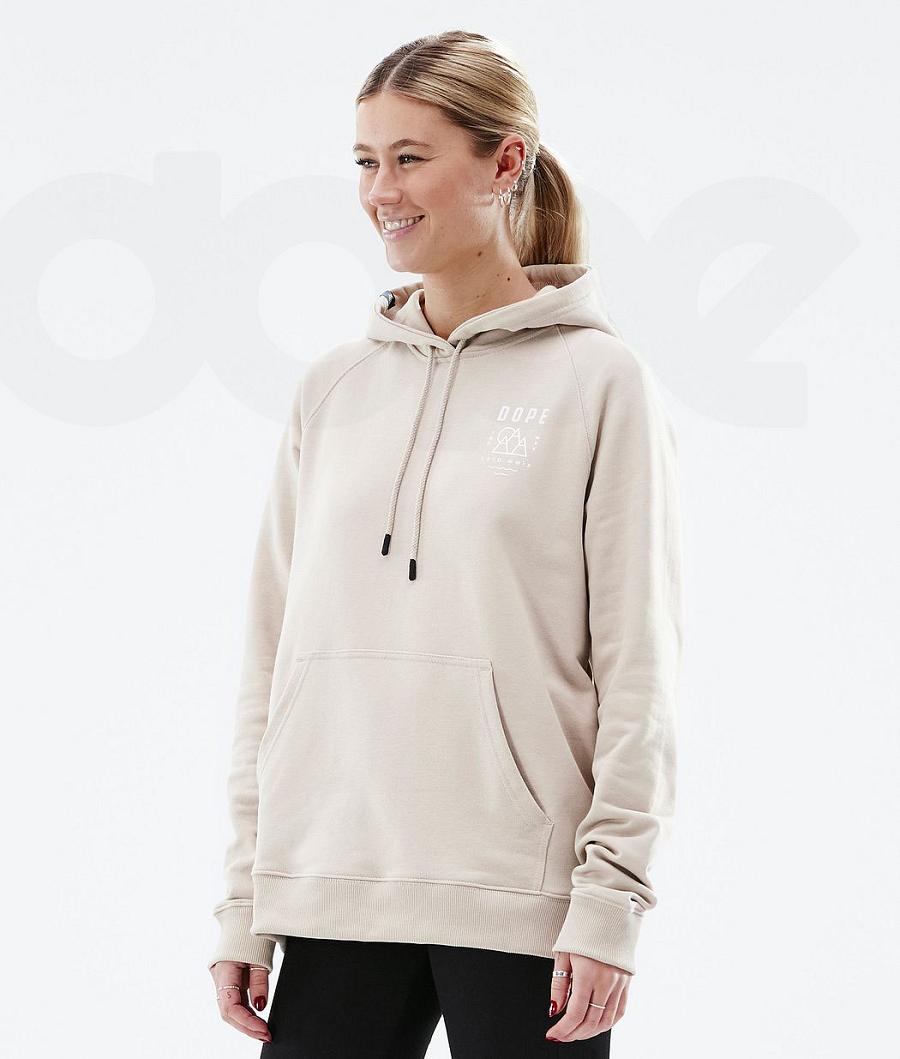 Dope Common W Summit Hoodie Damen Braun | CH1232DN