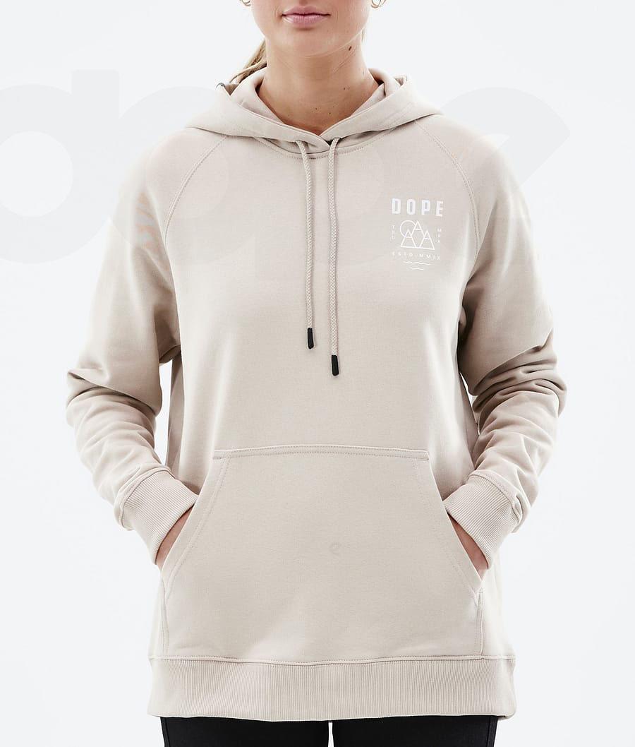 Dope Common W Summit Hoodie Damen Braun | CH1232DN