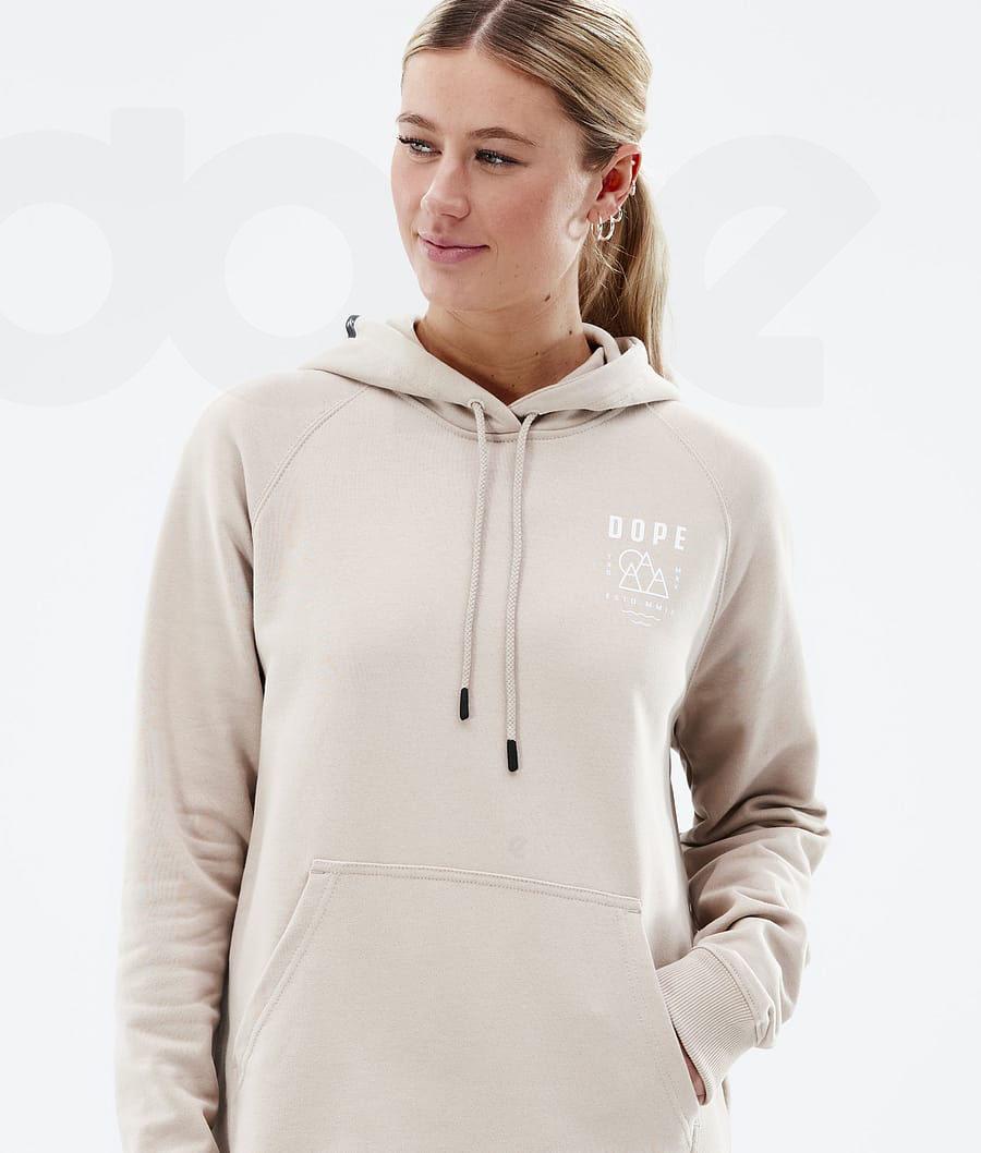 Dope Common W Summit Hoodie Damen Braun | CH1232DN