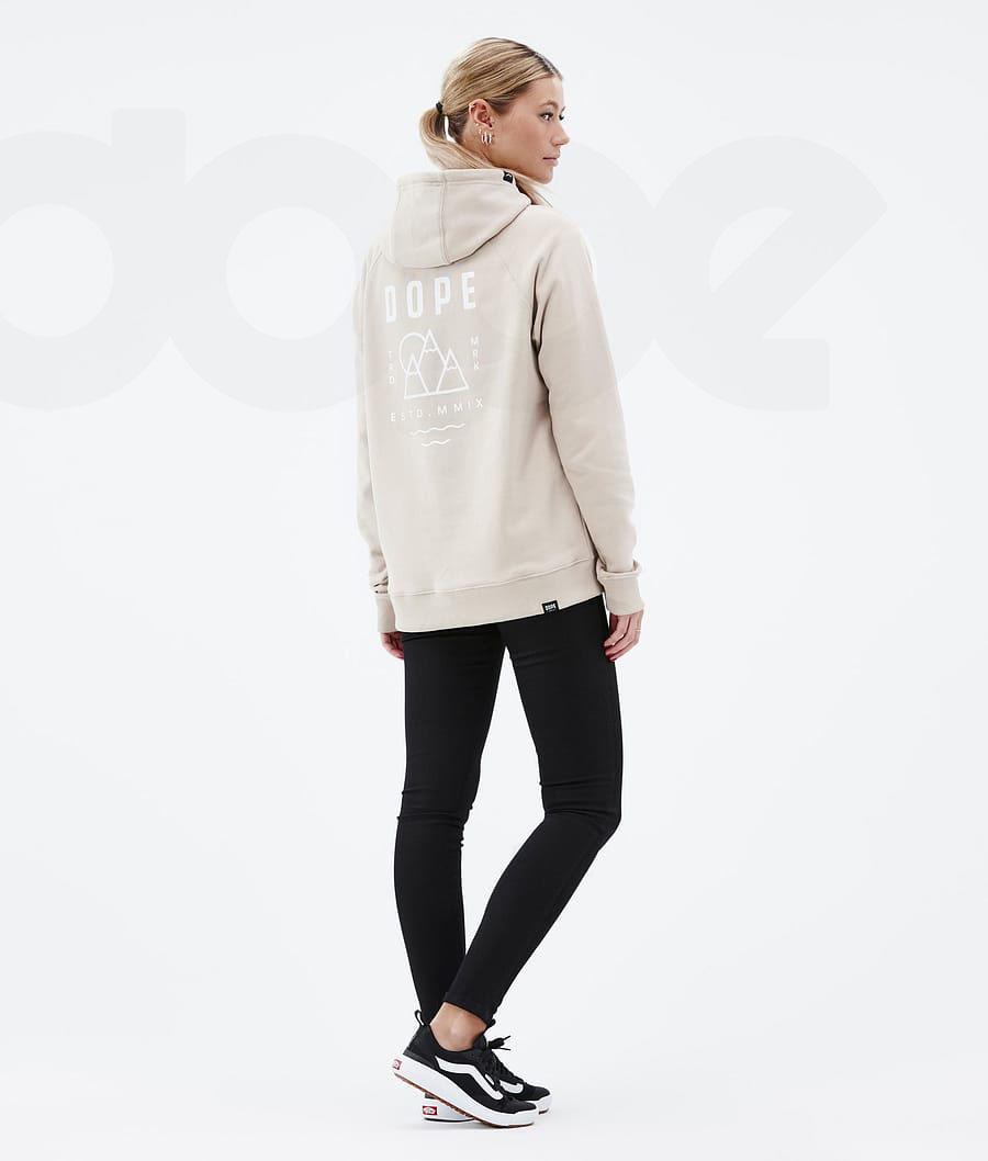 Dope Common W Summit Hoodie Damen Braun | CH1232DN