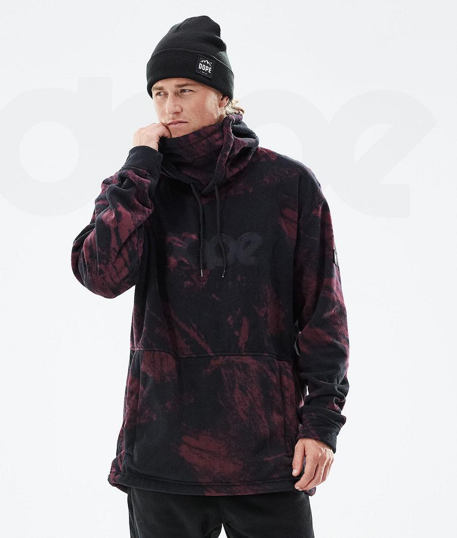 Dope Cozy II 2021 Paint Fleece Herren Bordeaux | CH2029RW