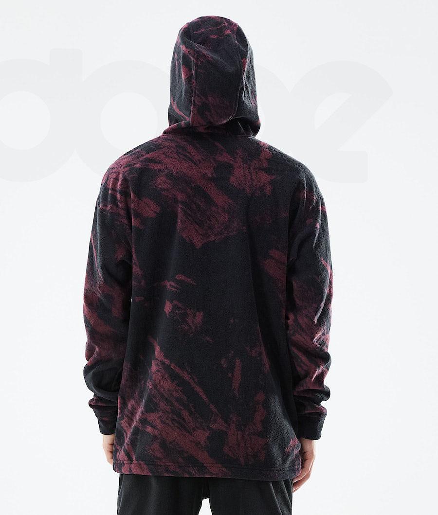 Dope Cozy II 2021 Paint Fleece Herren Bordeaux | CH2029RW