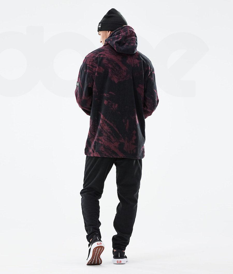 Dope Cozy II 2021 Paint Fleece Herren Bordeaux | CH2029RW