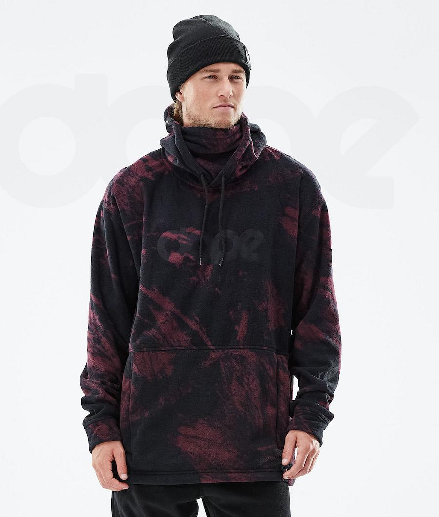 Dope Cozy II 2021 Paint Fleece Herren Bordeaux | CH2029RW