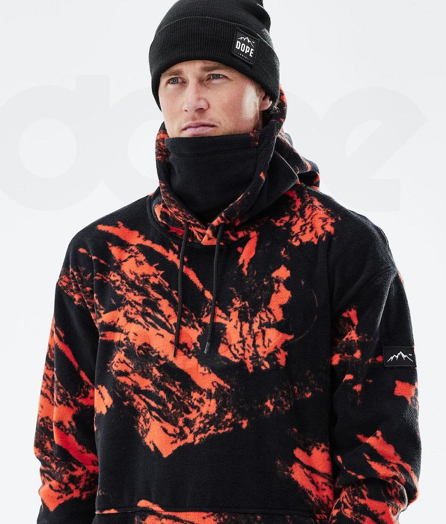 Dope Cozy II 2021 Paint Fleece Herren Orange | CH2028EX