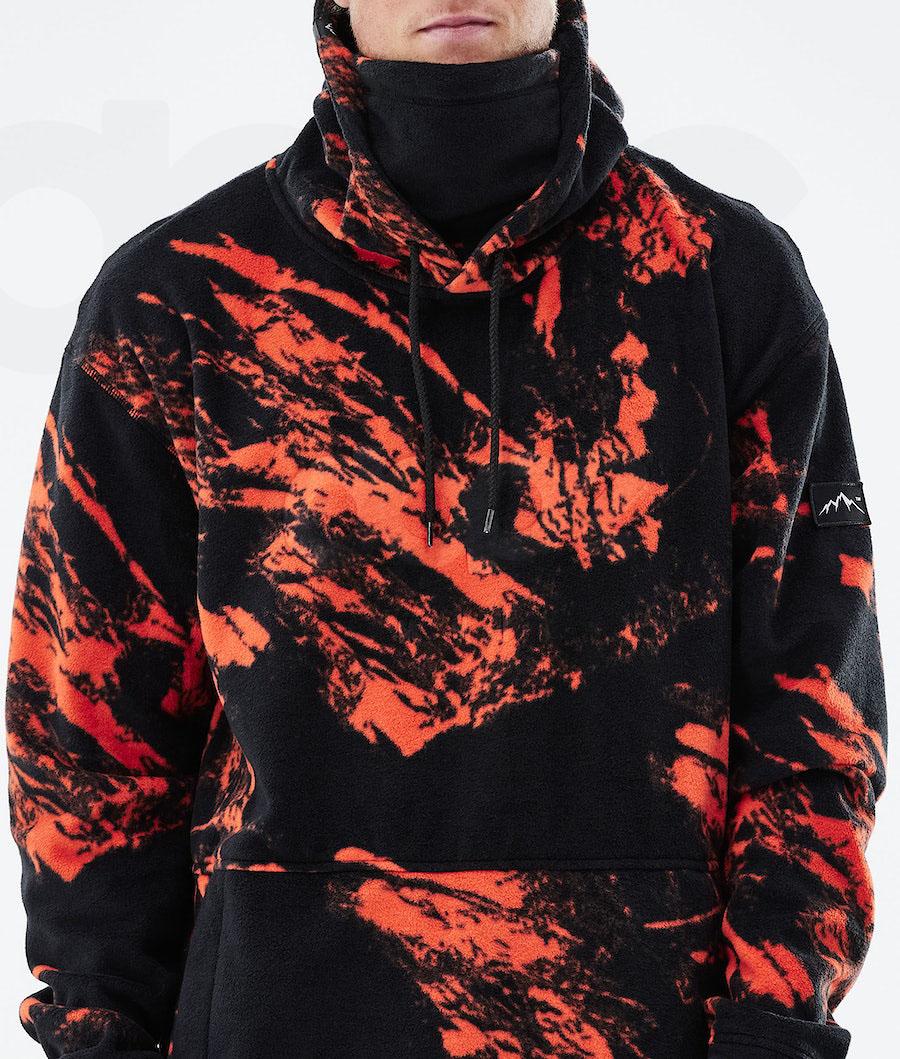 Dope Cozy II 2021 Paint Fleece Herren Orange | CH2028EX