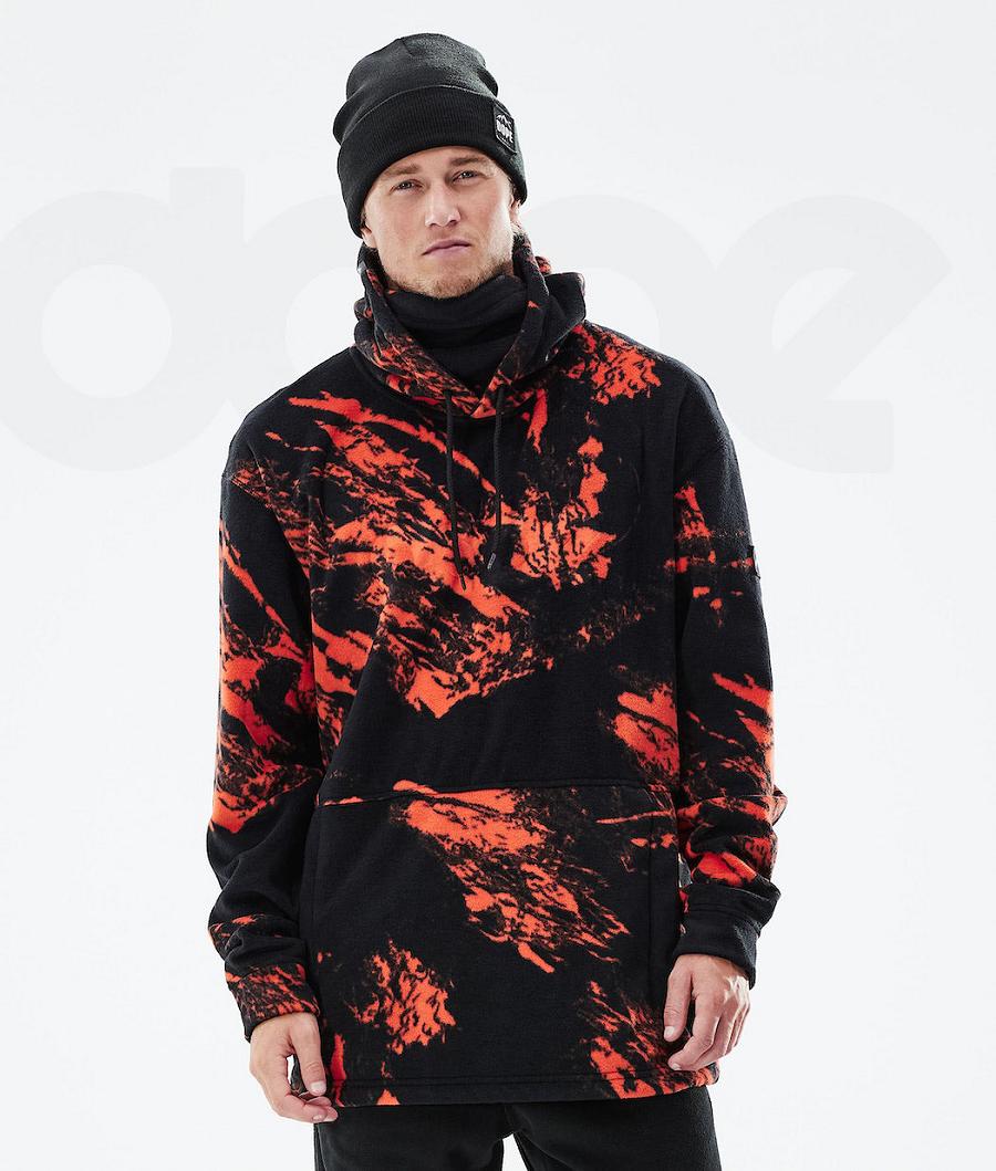 Dope Cozy II 2021 Paint Fleece Herren Orange | CH2028EX