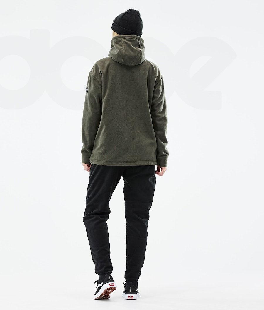 Dope Cozy II W 2021 Fleece Damen Olivgrün Grün | CH1198TV