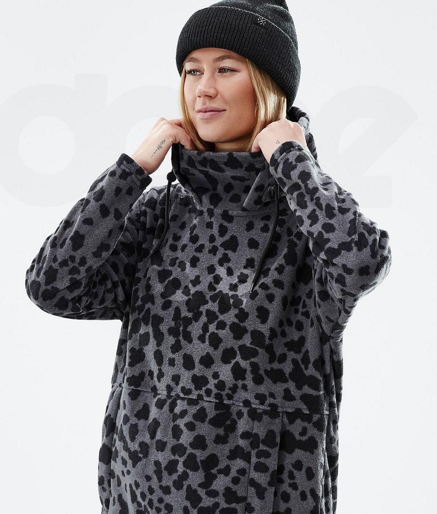 Dope Cozy II W Dots Fleece Damen Schwarz | CH1195WY