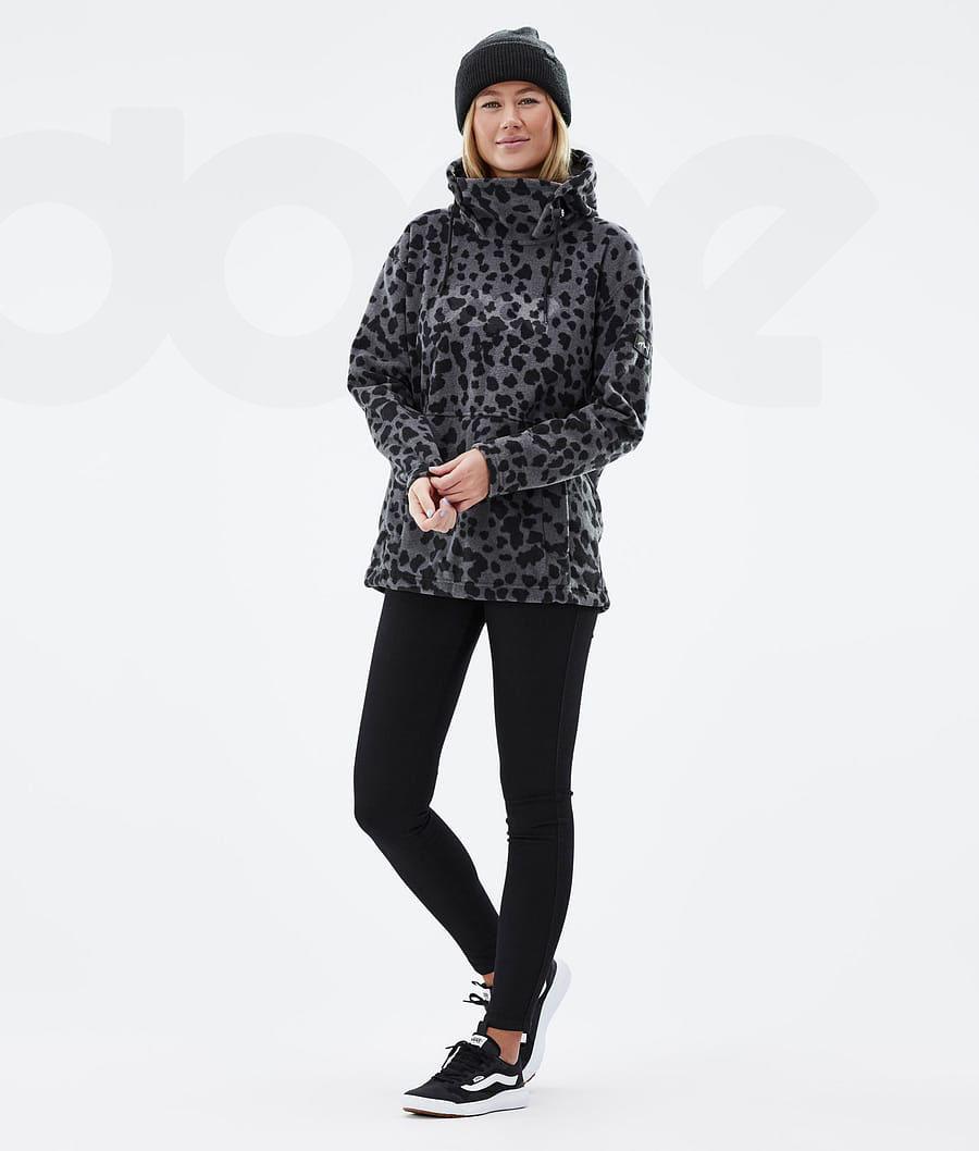 Dope Cozy II W Dots Fleece Damen Schwarz | CH1195WY