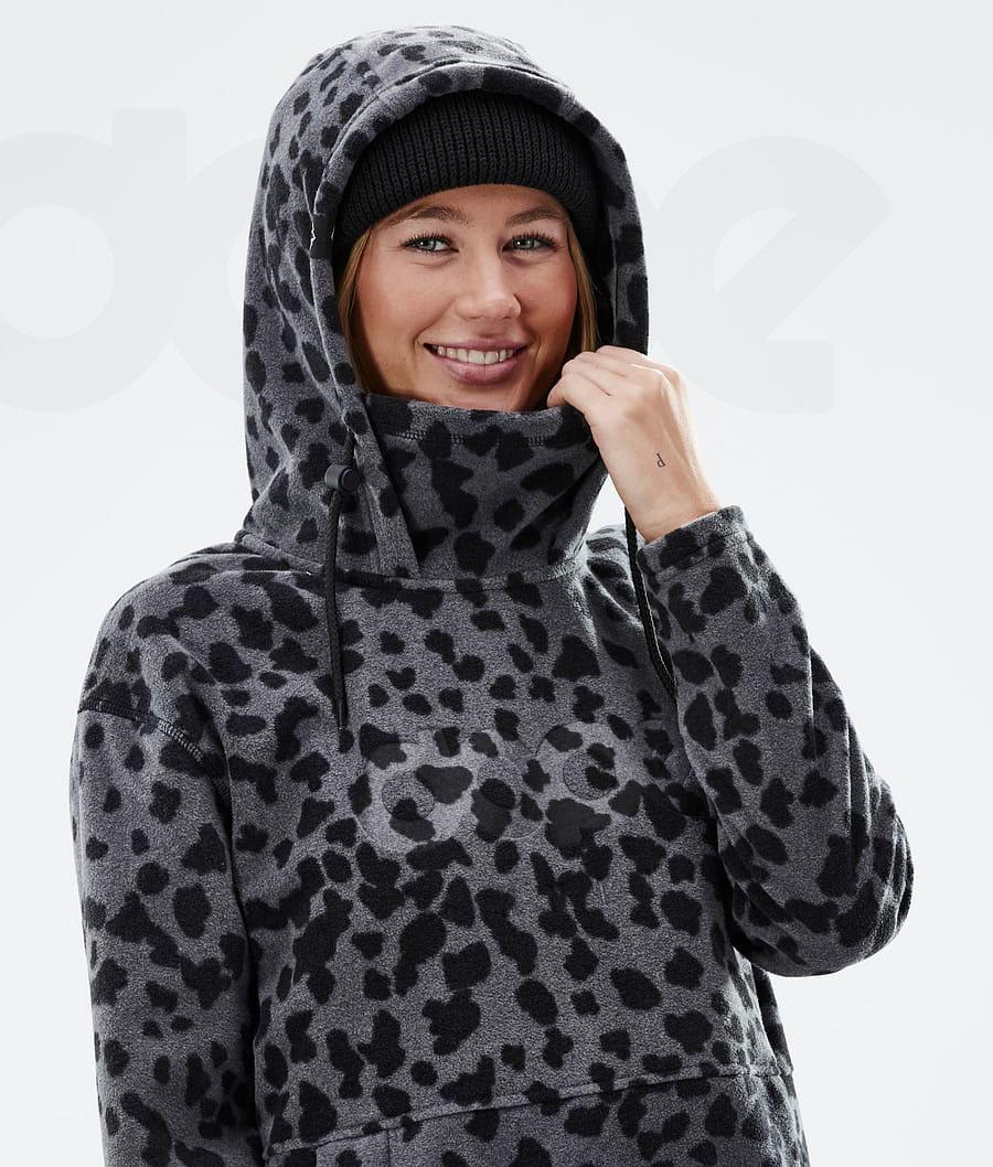 Dope Cozy II W Dots Fleece Damen Schwarz | CH1195WY