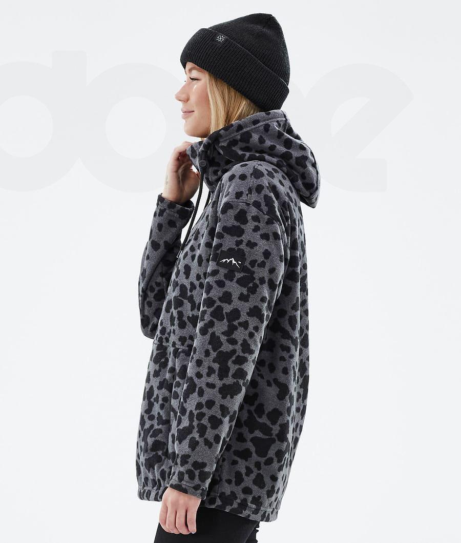 Dope Cozy II W Dots Fleece Damen Schwarz | CH1195WY