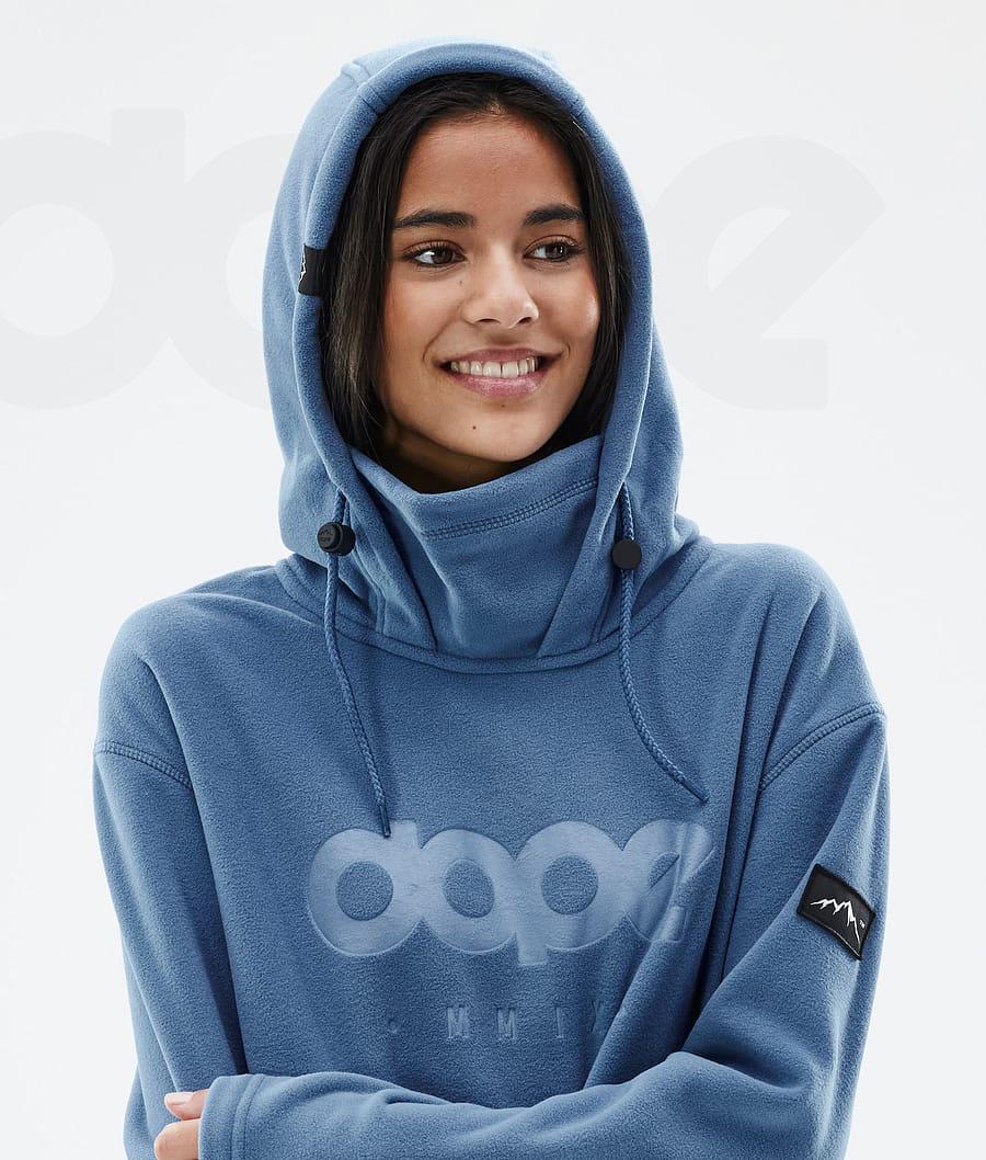 Dope Cozy II W Fleece Damen Blau Grau | CH1203PQ