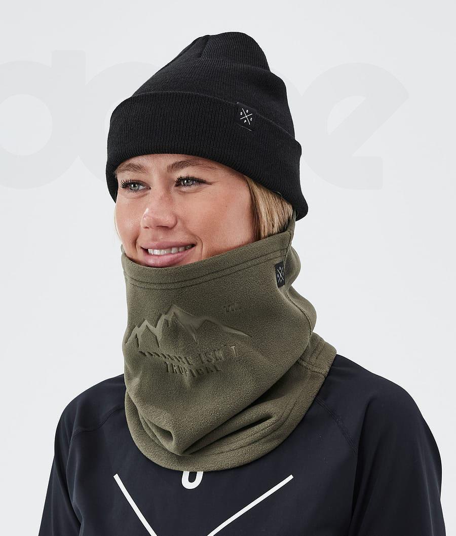 Dope Cozy Tube 2021 Maske Damen Olivgrün Grün | CH1074AP