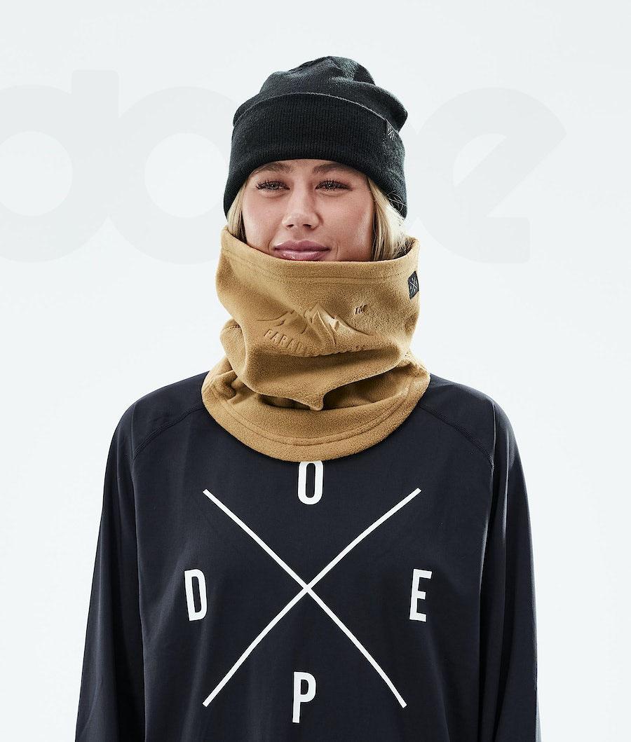 Dope Cozy Tube Maske Damen Gold | CH1081KI