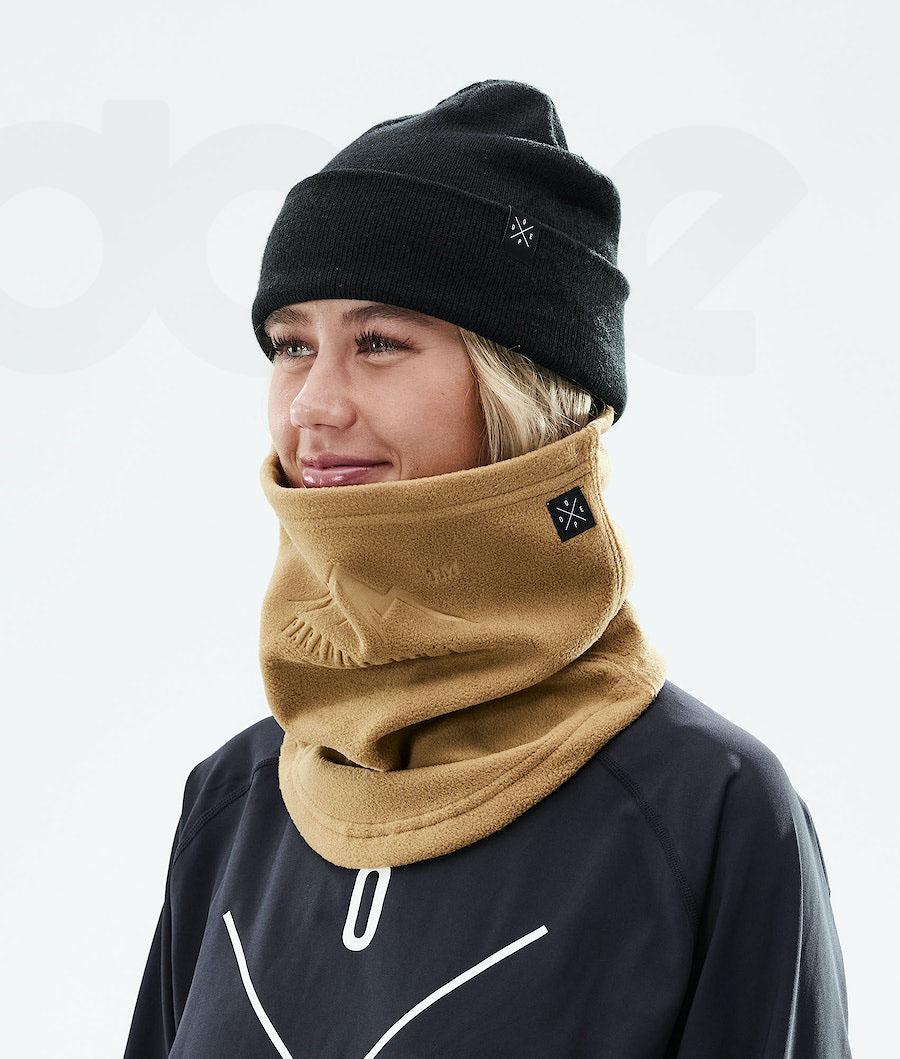 Dope Cozy Tube Maske Damen Gold | CH1081KI