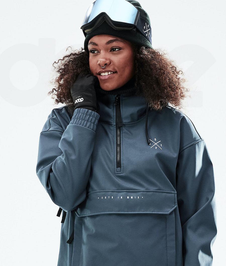 Dope Cyclone W 2021 Snowboardjacken Damen Blau | CH1585WY