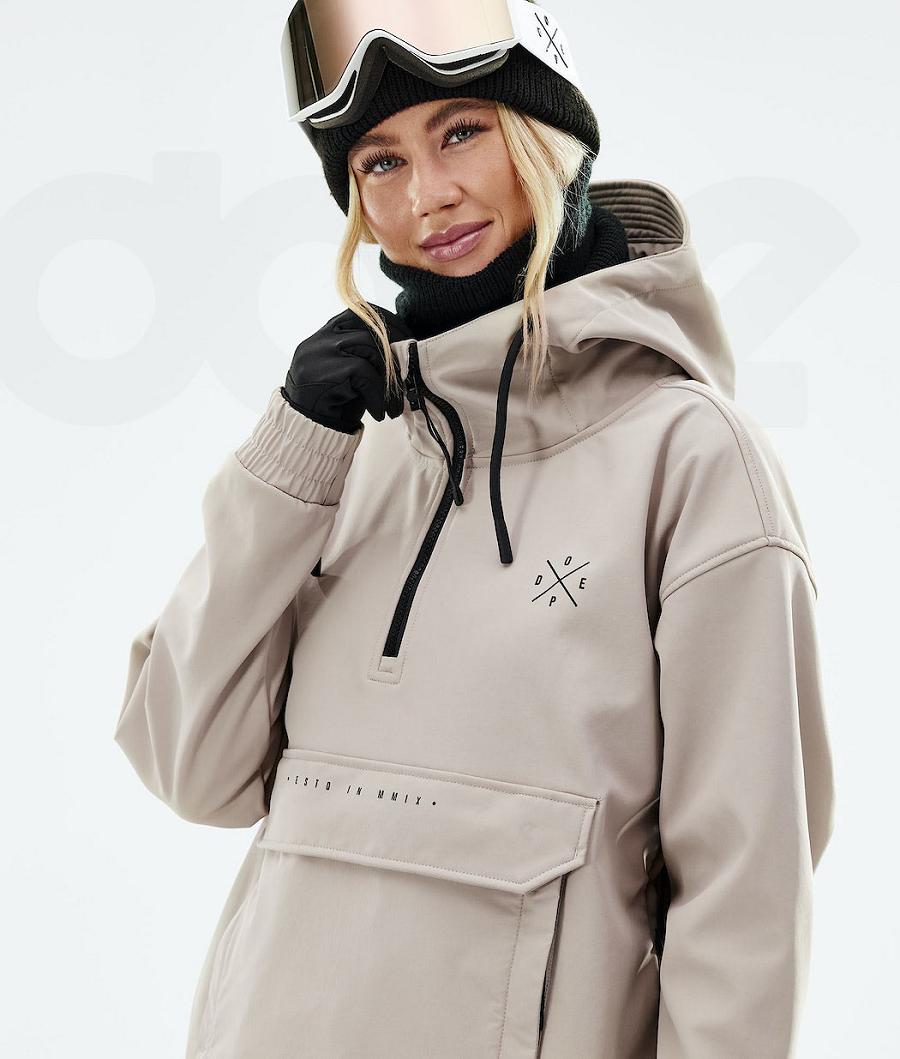 Dope Cyclone W 2021 Snowboardjacken Damen Braun | CH1587RW